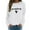White, variant on Yuanlong Womens Sweatshirts Long Sleeve MAMA Letter Pattern Hoodless Sweatshirt Thanksgiving Wear Crewneck Pullover Tops