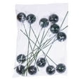 thumbnail image 3 of Vickerman 3" x 18" Midnight Green Pearl Ball Ornament Stick, 12 per bag., 3 of 4