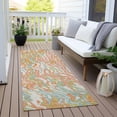 thumbnail image 6 of Addison Rugs Chantille Indoor/Outdoor Transitional Swirls Coral Washable Runner Rug, 2'3" x 7'6", 6 of 6