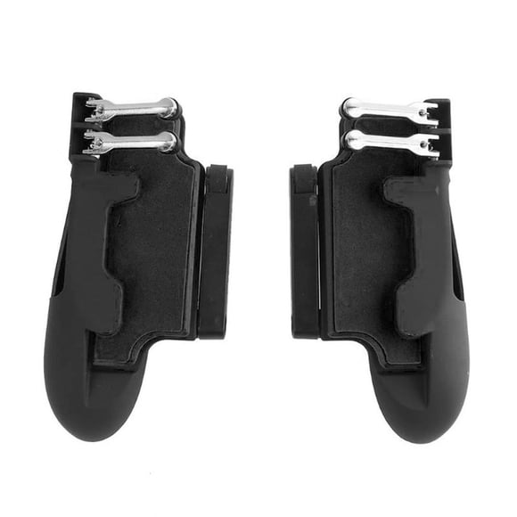 Tablet Shooting Game Gamepad Trigger Mobile joystick tablet gamepad tablet FPS Game Controller Grips Fire Aim Button Joystick, Black