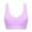 Purple, variant on Homenesgenics Bras for Women Plus Size Sports Bra High Impact Women Plus Size Bras Padded Seamless Sleepwear Yoga Bra Wireless underwear Black M