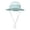 Blue, variant on Gyujnb Kids Mesh Sun Hat Wide Brim Adjustable Chin Strap Breathable Bucket Cap for Beach Outdoor