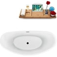thumbnail image 3 of 75" Streamline N940BL Freestanding Tub and Tray With Internal Drain, 3 of 7