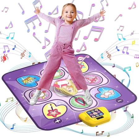 Hot Bee Dance Mat Toys for 3-10 Year Old Girls 5 Game Modes Including 3 Challenge Levels Christmas Birthday Gifts for 3-8 Year Old Girls price history on PriceWatchPro