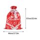thumbnail image 1 of Bolsa de dulces con cordón para decoración navideña (44 x 57 cm), 1 of 6