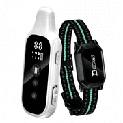 Dog Training E-Collar with Remote, Up to 3300FT IPX7 Waterproof Rechargeable Electric Collar with Level Vibration & Safe Static Shock & Beep Modes