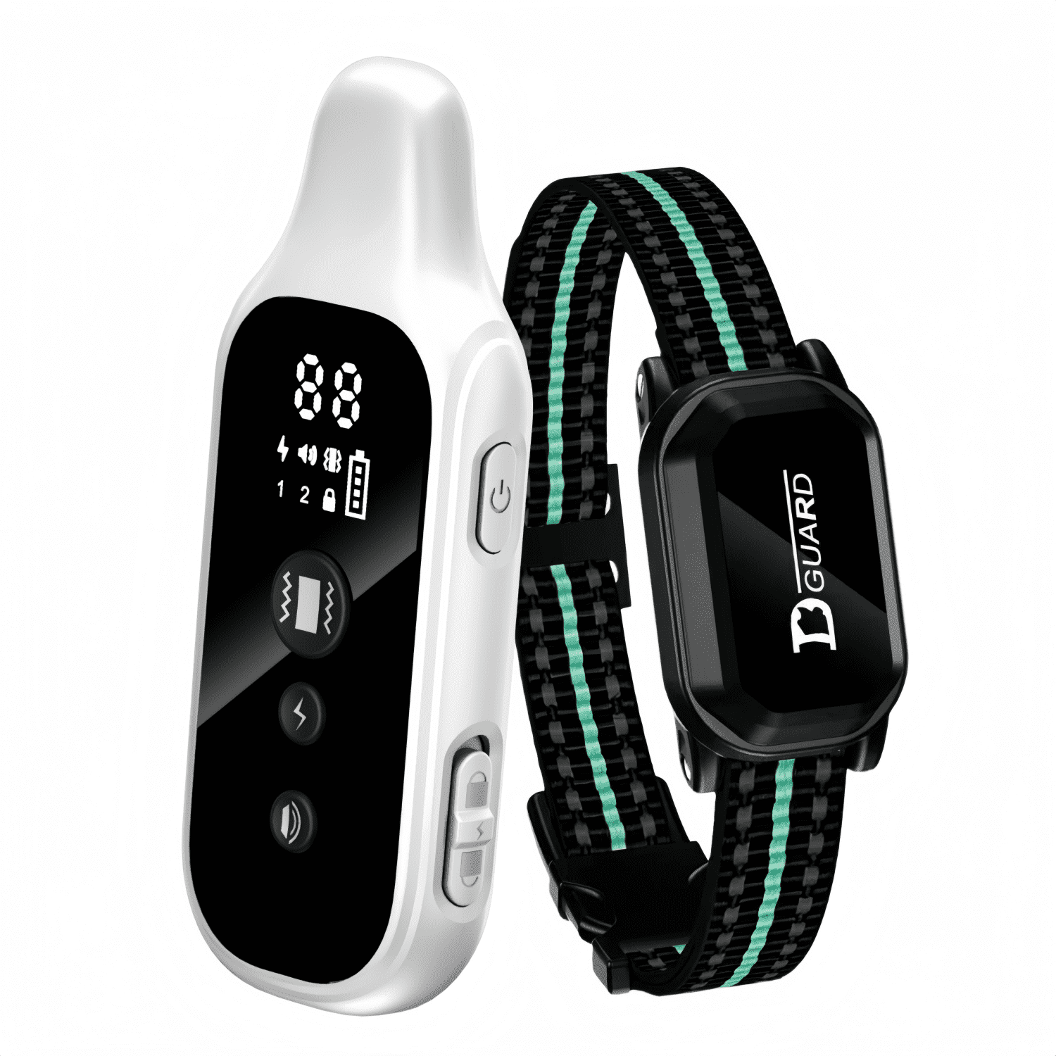 Dog Training E-Collar with Remote, Up to 3300FT IPX7 Waterproof Rechargeable Electric Collar with Level Vibration & Safe Static Shock & Beep Modes