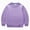 L101-Purple, variant on CAUYDY Girls Casual Crewneck Sweatshirts Long Sleeve Color Solid Loose Fit Fall Cute Pullover Tops(L101-Navy,12-18 M)
