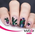 thumbnail image 3 of Whats Up Nails B060 Deserted Succulent Metal Stamping Plate for Nail Art Design, 3 of 10