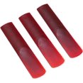 thumbnail image 2 of ZOUSSIQI 3 Pcs Alto Sax Saxophone Reeds Clarinet Reeds with Plastic Protection Cover Advanced Craft Resin 2.5 Reeds Saxophone Accessories(Red) CA919-60426, 2 of 8