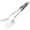Gray, variant on 13.4-Inch Stainless Steel Spatula Tongs, Locking Grill Turner---Red
