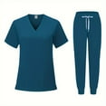 thumbnail image 5 of Doctor Short-sleeved Overalls, Hospital Operating Room Split Set, Hospital Elastic Lightweight Hand-washing Workwear, 5 of 6