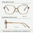 thumbnail image 2 of Gafas de bloqueo de luz azul miyya para moda femenina, 2 of 6