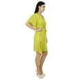 thumbnail image 3 of Bimba Women Plain Kaftan Dress Beach Cover Up Cotton Solid Caftan, 3 of 5