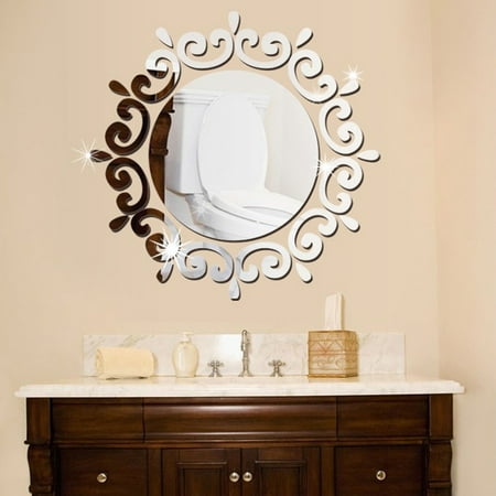 Mirror Sheets Self Adhesive Plastic Tiles Flexible Non Self Adhesive Plastic Mirror Tiles