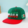 thumbnail image 6 of Jiibva Mexican Embroidered Baseball Cap Unisex Mexican Flag Hip Hop Hat Mexican Outdoor Recreational Sports Cap, 6 of 7