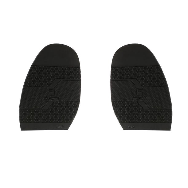 1 par de almohadillas de goma antideslizantes unisex para medias suelas y talones, accesorios para reparación de calzado. 3 delanteros 2 mm