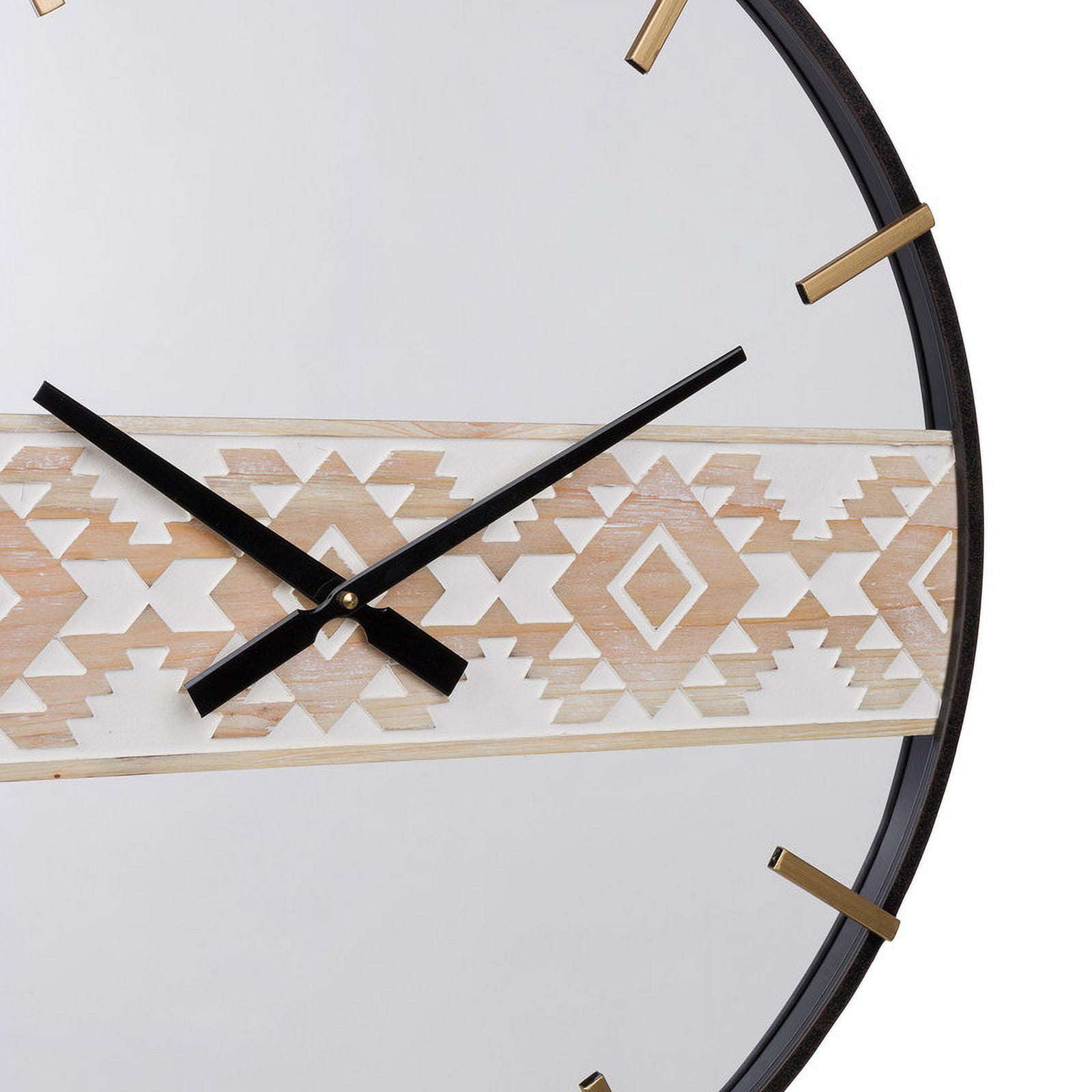 Leilani Metal Contemporary Morocan Wall Clock