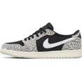 thumbnail image 2 of Men's Jordan 1 Retro Low OG "Black Cement" Blk//Grey/Wht (CZ0790 001) - 10.5, 2 of 5