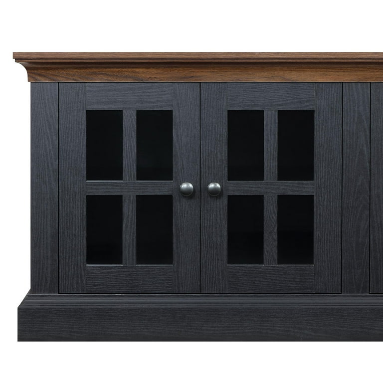 Better Homes & Gardens Canton 4- door TV Stand for TV’s up to 70”, Black/Light Honey Finish Better Homes & Gardens Canton 4- door TV Stand for TV’s up to 70”, Black/Light Honey Finish