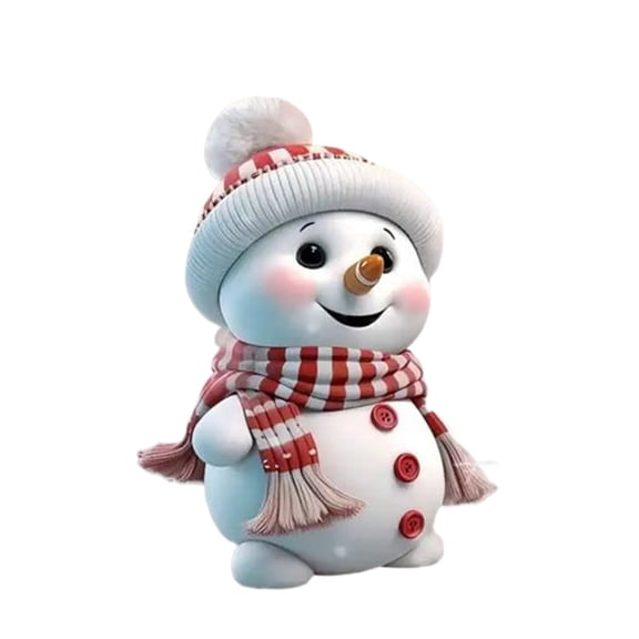 Christmas Snowman Acrylic Small Pendant, Christmas Tree Decoration Pendant for Holiday Decor, Snowman Ornament