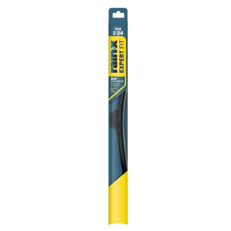 Rain-X Expert Fit Beam 24 Windshield Wiper Blade, Premium Wipers for Streak-Free, All-Weather Performance