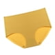 thumbnail image 4 of Bragas Mujer Calzoncillos transpirables de cintura media sin costuras Ropa interior suave, Amarillo, 4XL seitruly  AP001340-18, 4 of 7