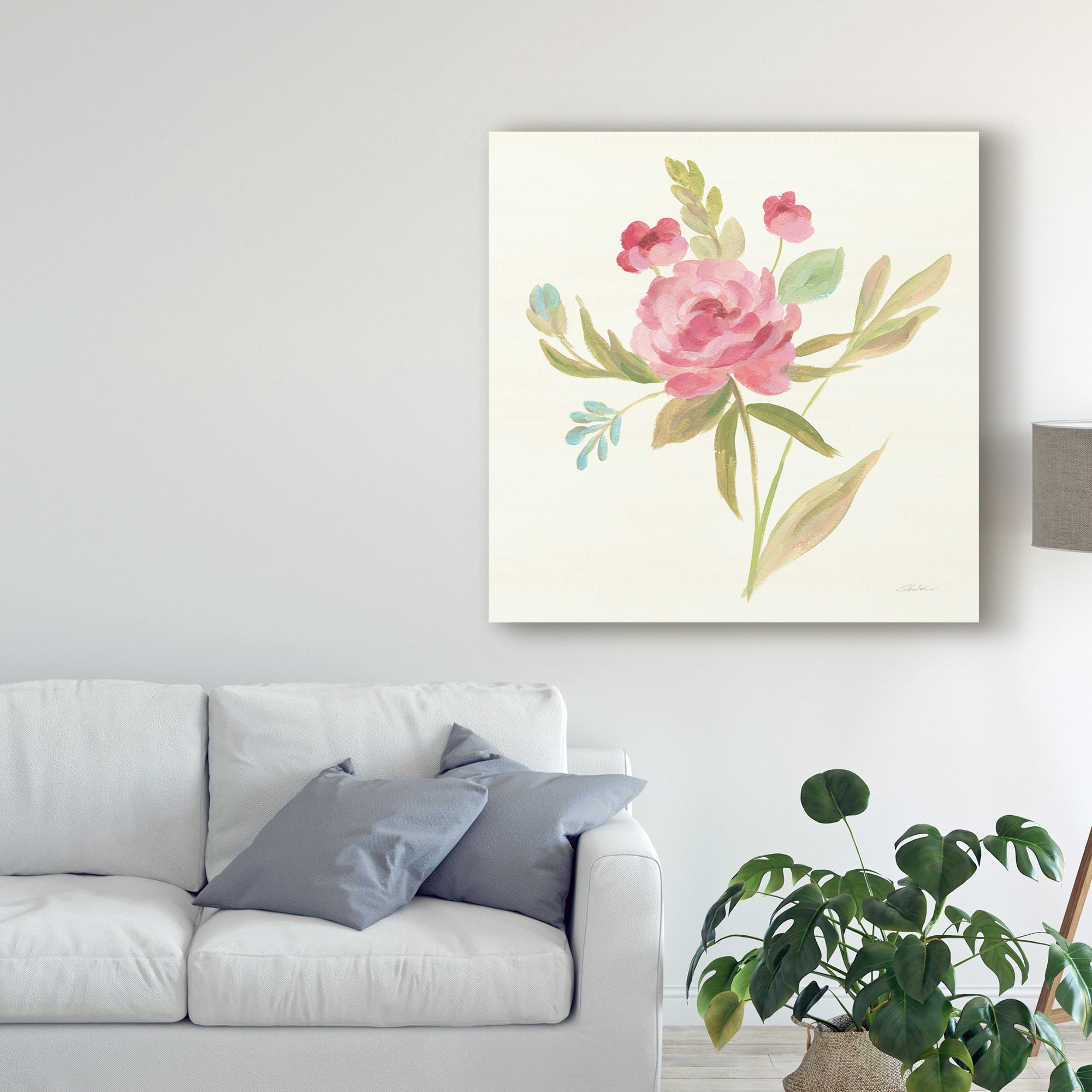 Trademark Fine Art 'Petals and Blossoms V' Canvas Art by Silvia Vassileva