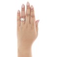 thumbnail image 5 of 14K White Gold Solitaire Diamond Bridal Set Engagement Ring + Wedding Band 2 Ct, 5 of 5