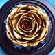 thumbnail image 2 of unbranded Rosal Dorado Con Cubierta De Vidrio Para De Escritorio, 2 of 7