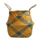 thumbnail image 1 of Cesta de tejido de algas marinas creativas Cestas de almacenamiento plegables Ataúd de ropa sucia Tamaño M Amarillo kaili Sencillez, 1 of 5