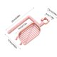 thumbnail image 3 of Kitchen Sink Sponge Holder Organizer Rack | Multi-Function Dishwashing Soap Cloth Storage | Plastic | Drainage Design | Towel Bar | Space Saving | 8.66x4.92x0.79in | 1 Piece | Pink Blue Green, 3 of 6