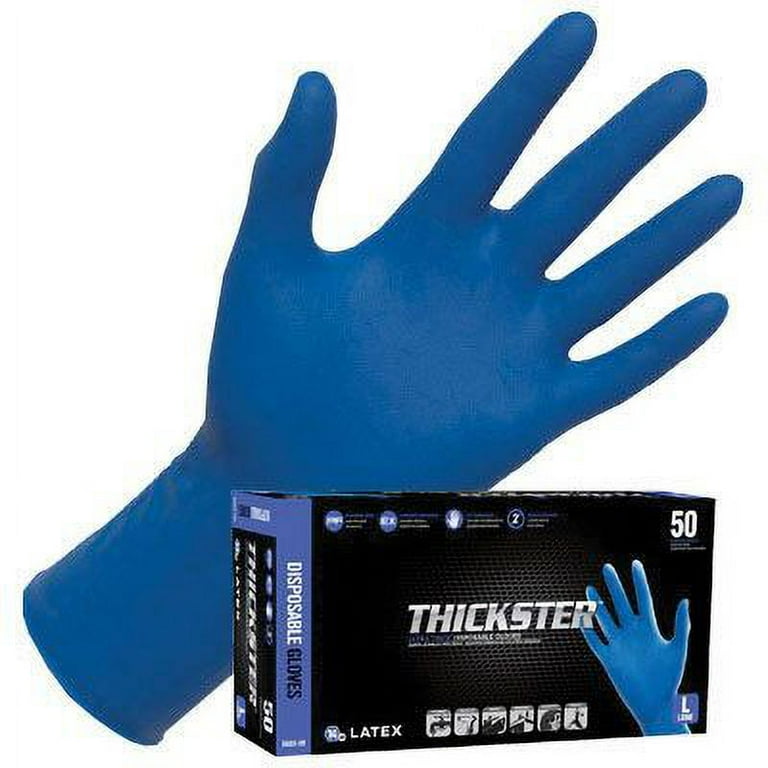 SAS Safety 6604 Thickster Exam Grade Disposable Gloves - XL