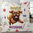 thumbnail image 4 of Back to School Cute Brussels Griffon Quilt Blanket Griff Dog Lover Cozy Comforter Throw Blanket - 13010, 4 of 5
