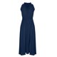thumbnail image 3 of ICHUANYI Liquidación Vestidos adelgazantes fruncidos con cinturón, informales, sin mangas, con cuello redondo y cintura sólida para mujer ICHUANYI WER2023082204232, 3 of 5