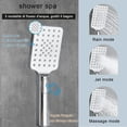 thumbnail image 4 of cesinkin, 4 Modes, LED Showerhead & Handheld Shower, 4 of 6