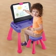 thumbnail image 2 of VTech® Touch & Learn Activity Desk™ Deluxe - Pink With Stool, 2 of 9