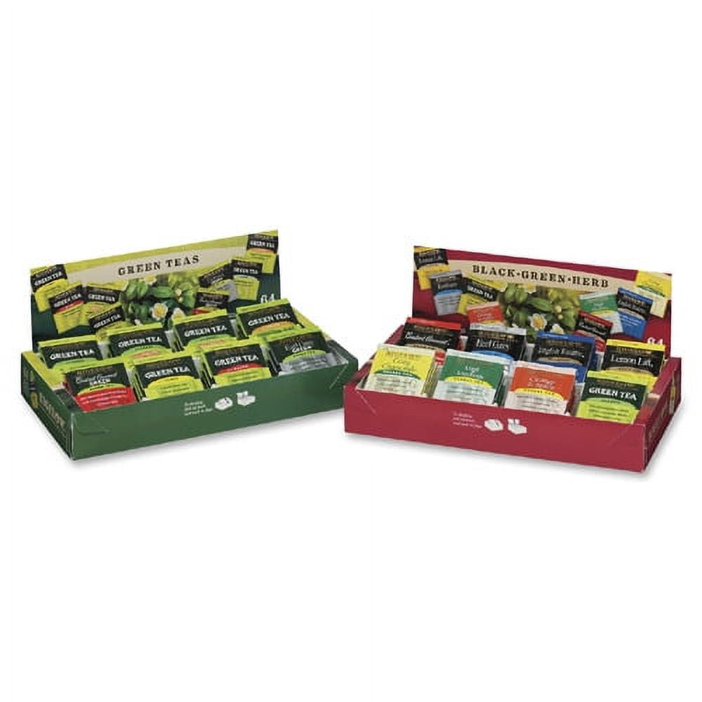 Bigelow Assorted Green Tea Tray Pack Green Tea - 0 oz - 64 Teabag - 64 / Box