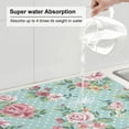 thumbnail image 6 of Easygdp Vintage Floral Microfiber Absorbent Dish Drying Pad,Kitchen Drying Mat,Can Be Hung, Strong Water Absorption Capacity,Quick Drying, 6 of 9