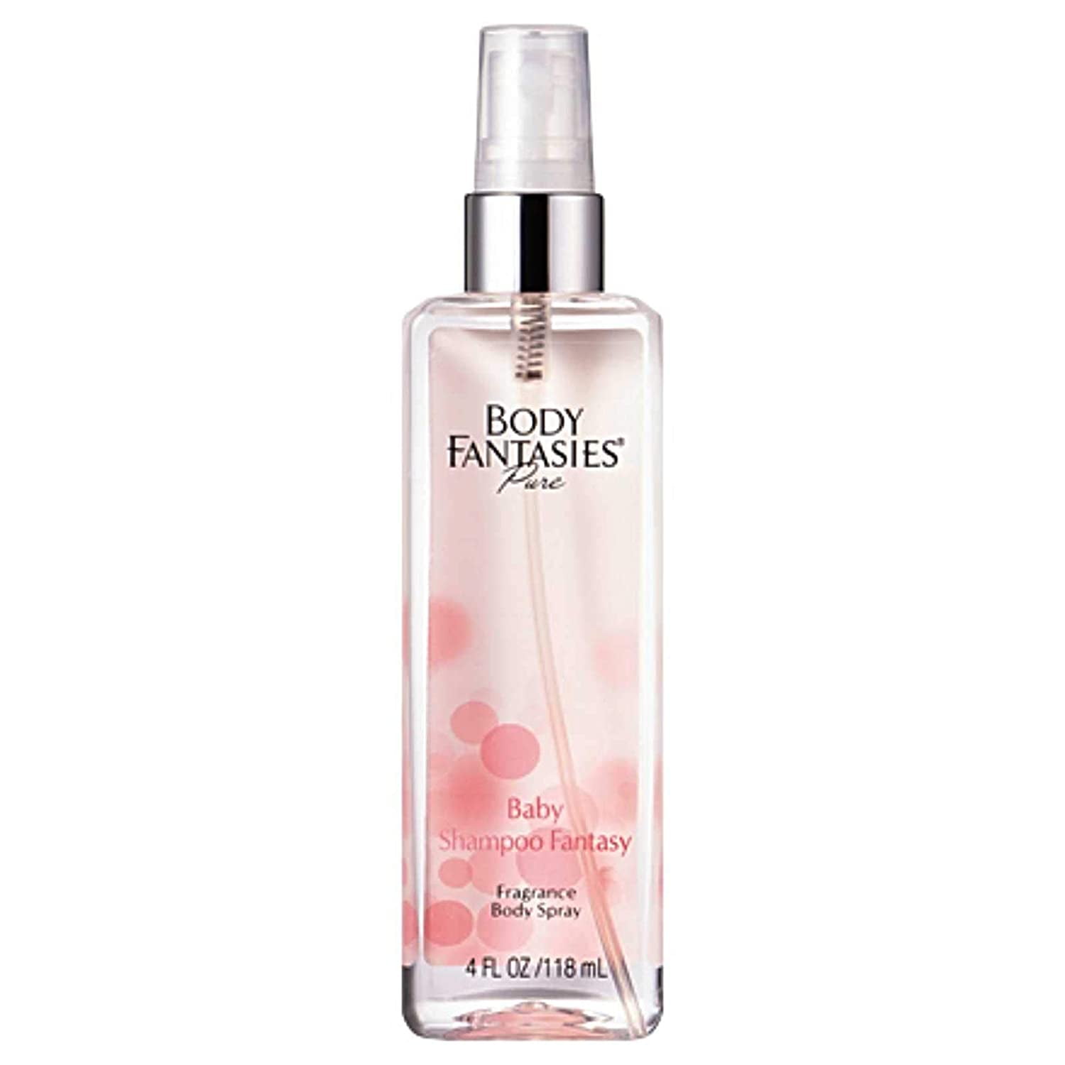 Body Fantasies Pure Fragrance Body Spray Baby Shampoo Fantasy 4 oz