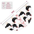 thumbnail image 3 of Rateoe Funny Chicken Print Christmas Tree Skirt 48" for Xmas Holiday New Year Party Circle Tree Mat Ornaments Decoration, 3 of 7