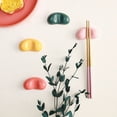 thumbnail image 6 of Qeeadeea/Cute Ceramic Chopstick Holders, Chopstick Rests, Dinner Chopstick Stand For Home Decoration, Restaurant-yellow-6x3x1cm, 6 of 7