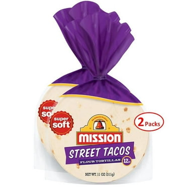 Mission Street Tacos Flour Tortillas - 4.5", 11 oz, 12 Count - 2 Packs