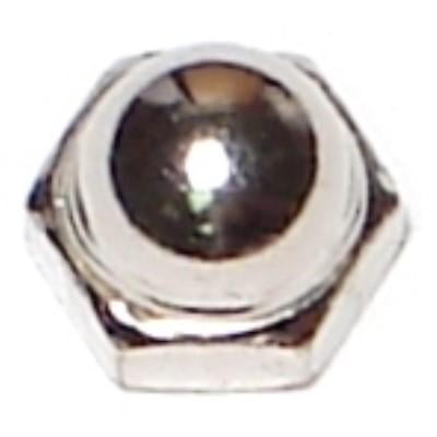 

#8-32 Nickel Plated Steel Coarse Thread Acorn Cap Nuts CNS-058 (100 pcs)