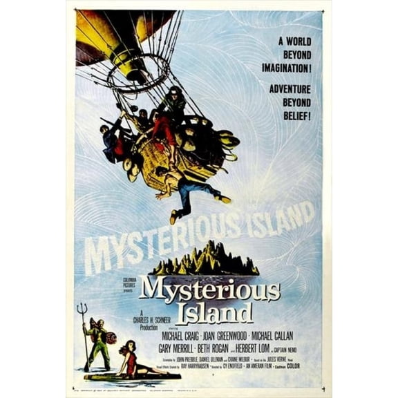 Posterazzi MOVAJ7229 Mysterious Island Movie Poster - 27 x 40 in.