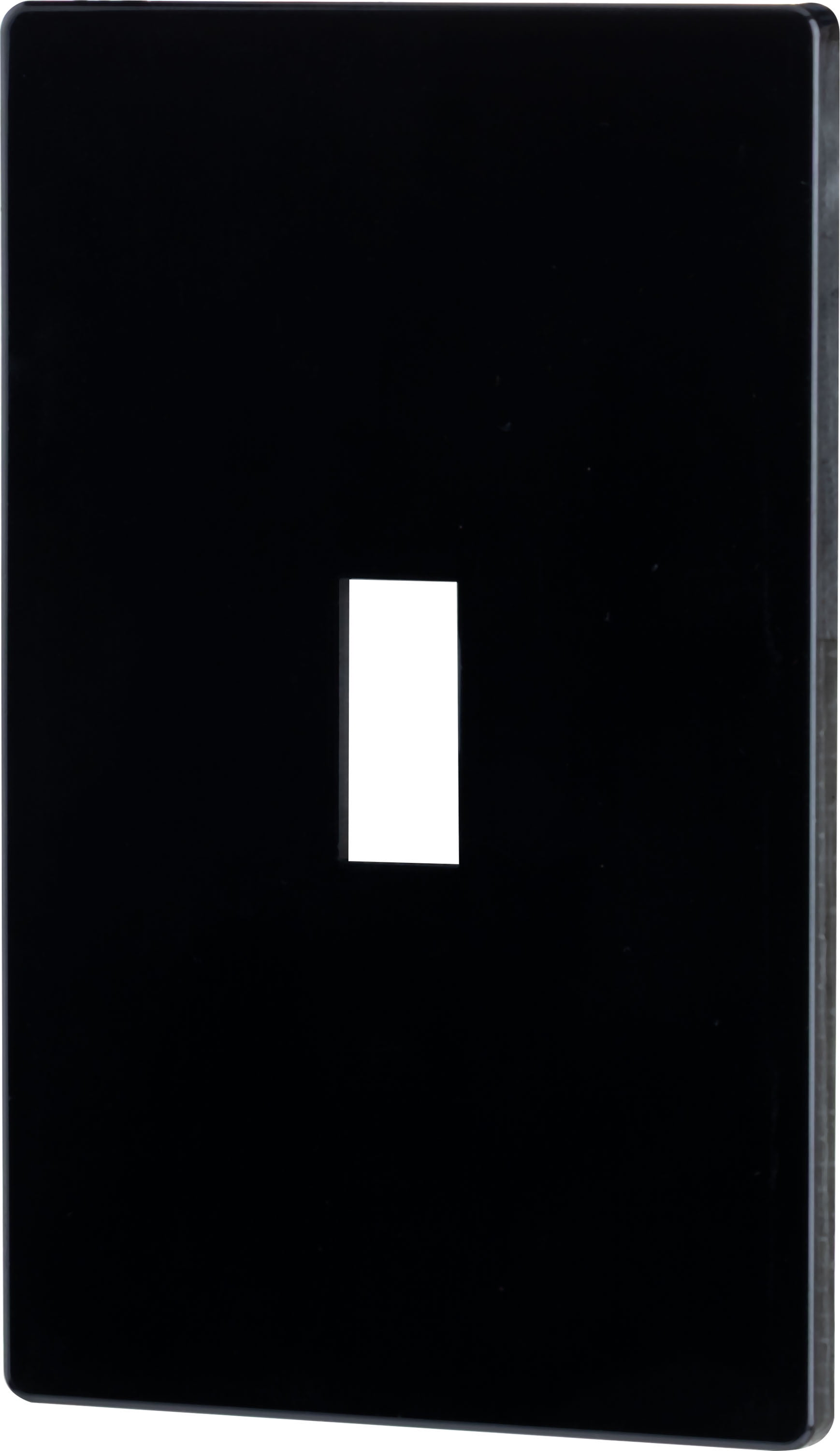 Ultra Pro Screwless Wallplate, Switch Plate, Single Toggle, Black