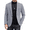 Blue, variant on COOFANDY Men Blazer Casual Business Suit Jacket One Button Stretch Sport Coats for Wedding Prom Dinner Dress
