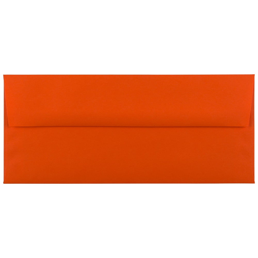 JAM PAPER #10 Business Premium Envelopes 50//Pack 4 1//8 x 9 1//2 Dark Orange