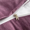 thumbnail image 4 of PEACHWELL Triangular Reading Bed Rest Pillow Large Bolster Cushion Headboard Backrest Wedge Pillow with Removable Cover and Two Large Side Pockets Purple 47 Inches, 4 of 7