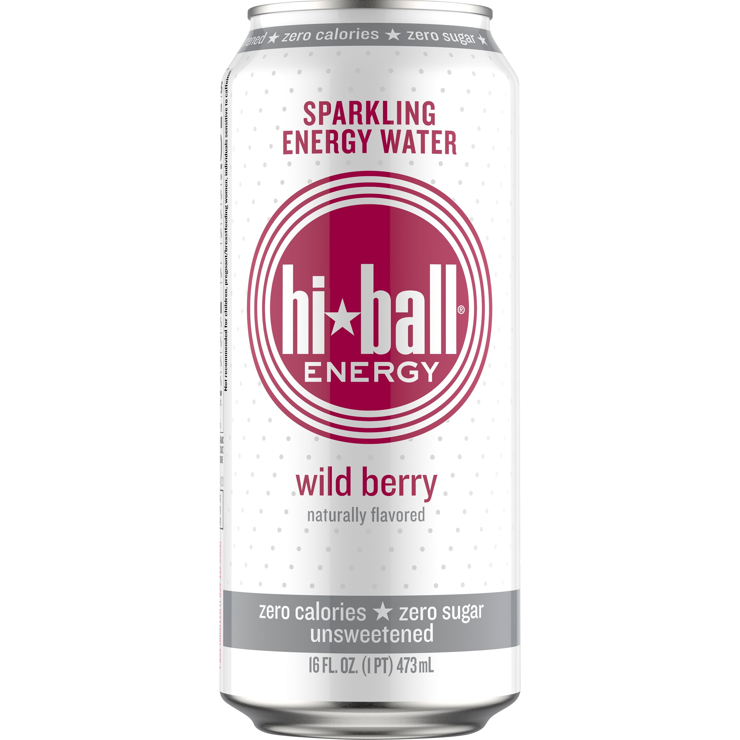 Hiball Energy Zero Calorie and Zero Sugar Sparkling Energy Water, WIld